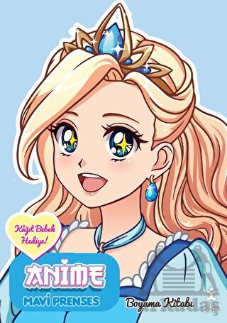 Anime Mavi Prenses Boyama Kitabı - Doğan Çocuk