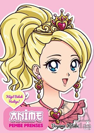 Anime Pembe Prenses Boyama Kitabı - Doğan Çocuk
