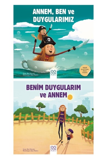 Annem, Ben Ve Duygularımız Seti - Annem, Ben Ve Duygularımız Ve Benim Duygularım Ve Annem - 1001 Çiçek Kitaplar