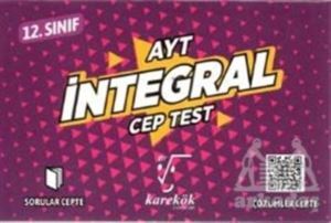 AYT 12. Sınıf İntegral Cep Test - Karekök Yayıncılık