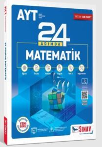AYT 24 Adımda Matematik Konu Anlatımlı Soru Bankası - Sınav Yayınları