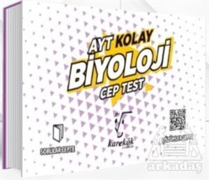 AYT Cep Test Biyoloji (Kolay) - Karekök Yayıncılık