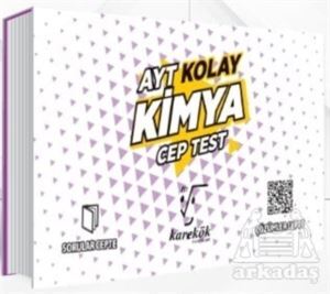 AYT Cep Test Kimya (Kolay) - Karekök Yayıncılık