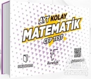 AYT Cep Test Matematik (Kolay) - Karekök Yayıncılık