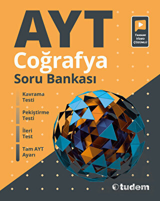 AYT Coğrafya Soru Bankası - Tudem Yayınları