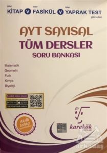 AYT Sayısal Tüm Dersler Soru Bankası - Karekök Yayıncılık