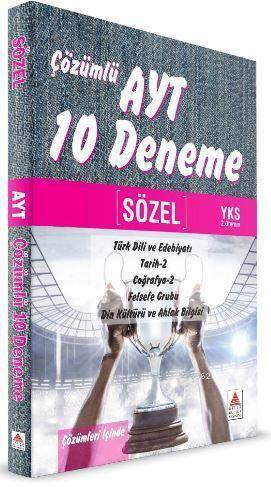 AYT Sözel Çözümlü 10 Deneme - Delta Kültür Yayınevi