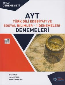 AYT Türk Dili Ve Edebiyatı Sosyal Bilimler 1 Denemeleri - Mavi Çakra Yayınları