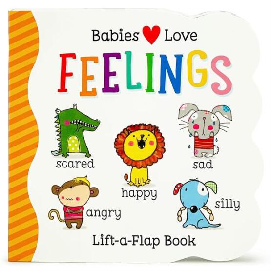 Babies Love Feelings (Lift-A-Flap Board Book) - 1