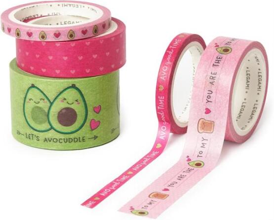 Bant-Lg Mını 5 Kagıt Bant Avokado Set - Legami