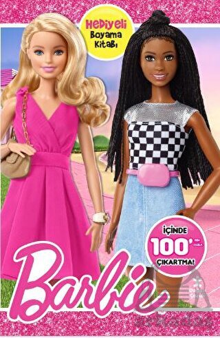 Barbie 100+ Çıkartma Hediyeli Boyama Kitabı - 1