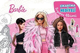 Barbie Çıkartma Hediyeli Boyama Albümü - Doğan Çocuk