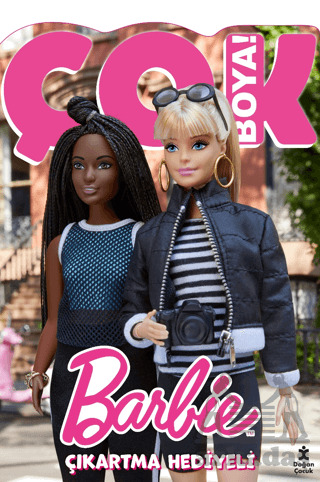 Barbie Çok Boya Çıkartmalı Dev Boyama Kitabı - Doğan Çocuk