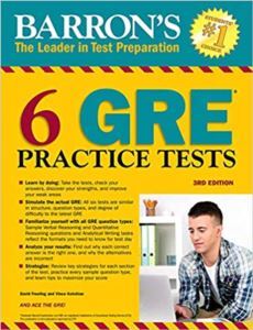 Barron's 6 GRE Practice Tests (3Rd Ed.) - Barron's