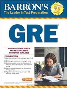 Barron's GRE (22Nd Ed.) With Bonus Online Tests - Barron's