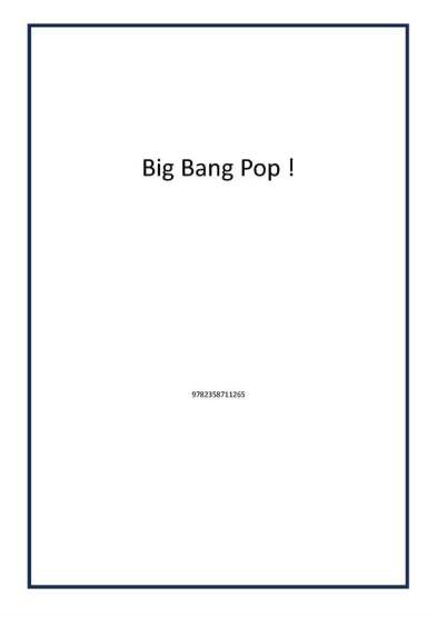 Big Bang Pop ! - 1