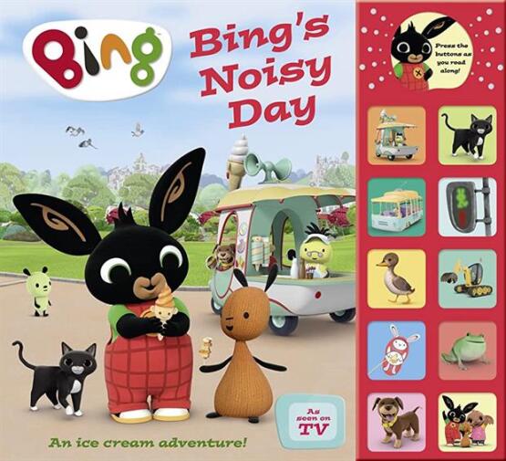 Bing — BING’S NOISY DAY: INTERACTIVE SOUND BOOK [not-US, not-CA] - Harper Collins Children
