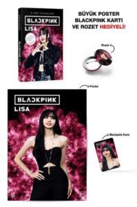 Blackpink Lisa: K - Pop Yıldızları - Büyük Poster Blackpink Kartı Ve Rozet Hediyeli! - 2