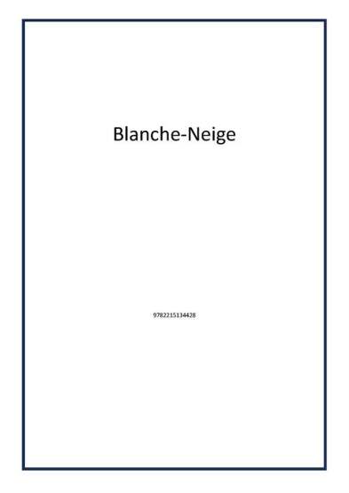 Blanche-Neige - 1