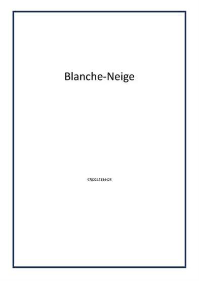 Blanche-Neige - Publisher