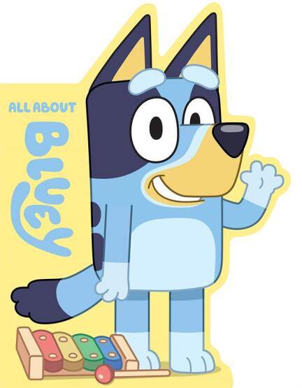 Bluey: All About Bluey : A Bluey - Shaped Board Book - 1