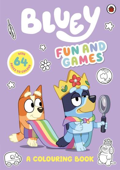 Bluey: Fun and Games: A Colouring Book Official Colouring Book - Bluey - Ladybird