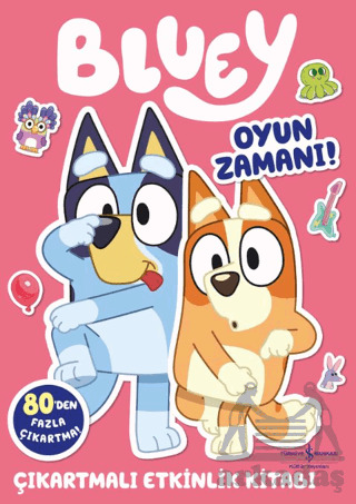 Bluey - Oyun Zamanı (Çıkartmalı Etkinlik Kitabı) - İş Bankası Kültür Yayınları