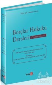 Borçlar Hukuku Dersleri (Özel Hükümler) - 1