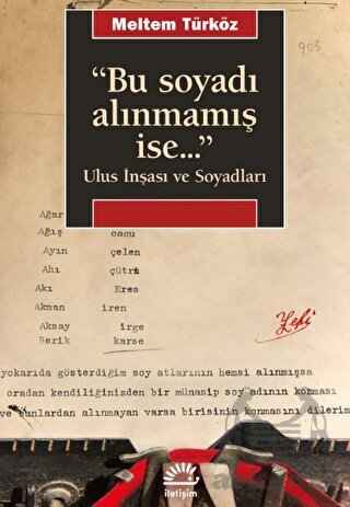 Bu Soyadı Alınmamış İse... - İletişim Yayınevi