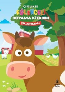 Çiftlikte Eğlenceli Boyama Kitabım - Çıkartmalı - 1