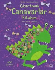 Çıkartmalı Canavar Kitabım Kes - Boya - Yapıştır - 1