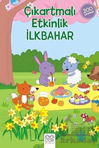 Çıkartmalı Etkinlik İlkbahar - 1001 Çiçek Kitaplar