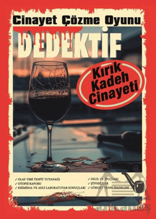 Cinayet Çözme Oyunu Dedektif - Kırık Kadeh Cinayeti - MT Dedektiflik