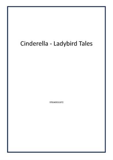 Cinderella - Ladybird Tales - Publisher