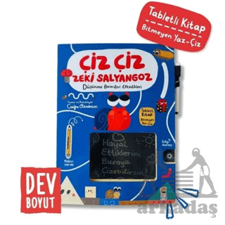 Çiz Çiz Zeki Salyangoz - Düşünme Becerileri Etkinlikleri - 1