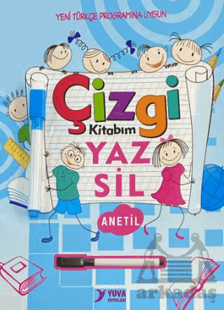 Çizgi Kitabım Yaz Sil Yazı Defteri Anetil - 2