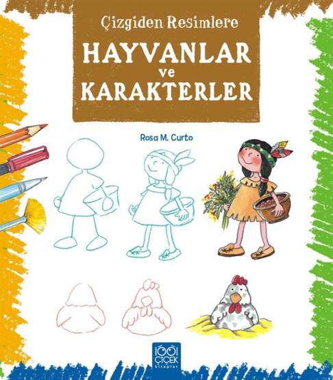 Çizgiden Resimlere- Hayvanlar ve Karakterlerrler - 1