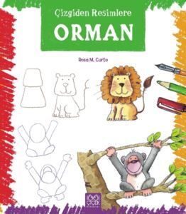 Çizgiden Resimlerlere Orman - 1001 Çiçek Kitaplar