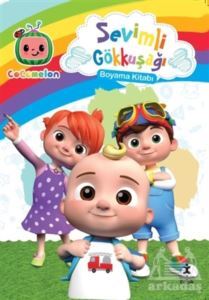 Cocomelon Sevimli Gökkuşağı Boyama Kitabı - 1