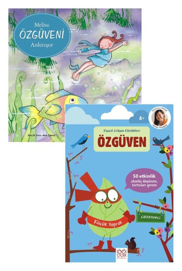 Çocuklar İçin Özgüven Seti - Melisa Özgüveni Anlatıyor, Özgüven – Çıkartmalı Kişisel Gelişim Etkinlikleri - 1001 Çiçek Kitaplar