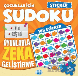 Çocuklar İçin Sudoku - Sticker Hediyeli Zor Seviye 3 - 1