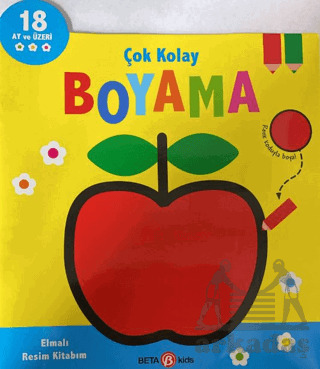 Çok Kolay Boyama Elmalı Resim Kitabım - 1