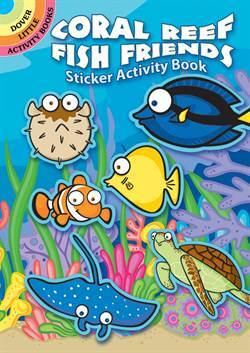 Coral Reef Fish Friends Sticker Activity Book - 1