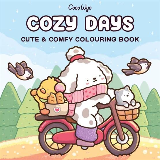 Cozy Days: Cute And Comfy Colouring Book - 1