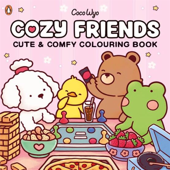 Cozy Friends: Cute And Comfy Colouring Book - 1