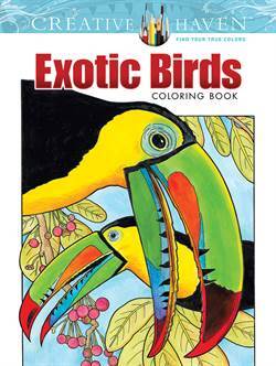 Creative Haven Exotic Birds Coloring Book - 1