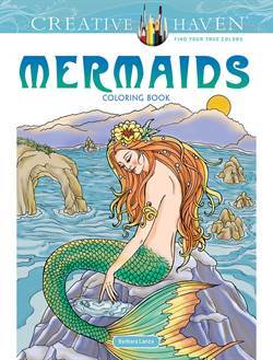 Creative Haven Mermaids Coloring Book - 1