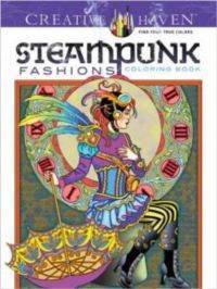 Creative Haven Steampunk Fashion Coloring Book - 1