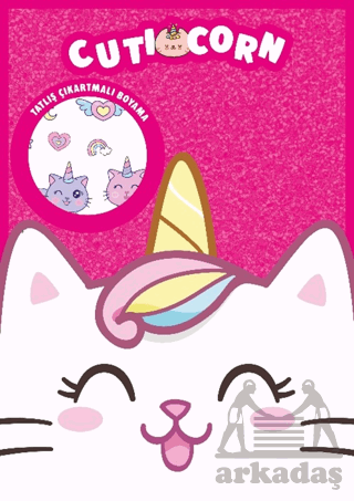 Cuticorn Çıkartmalı Boyama Kitabı - 1