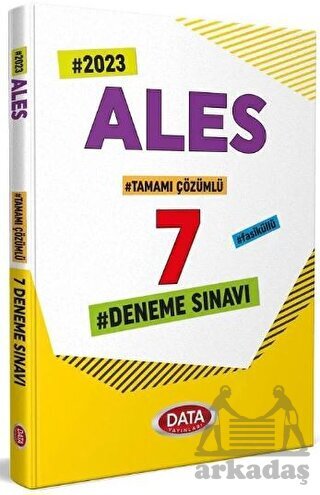 Data 2023 ALES 7 Deneme Çözümlü Data Yayınları - 2